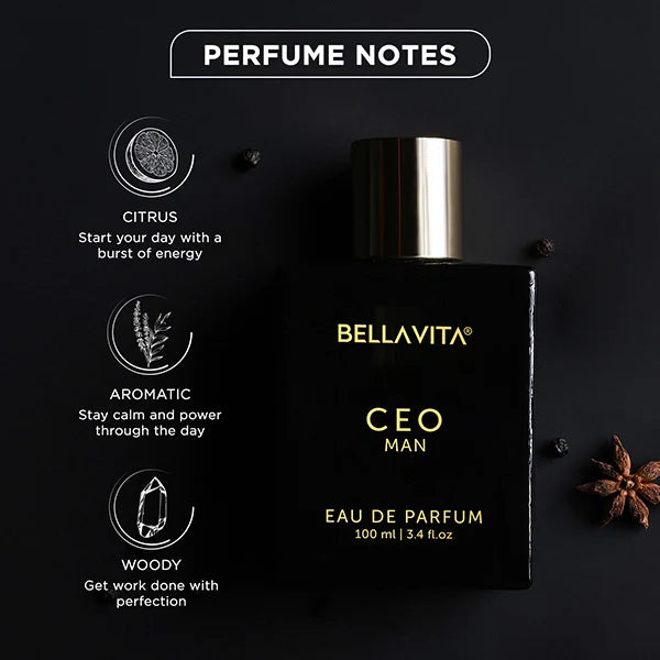 BellaVita CEO Man Eau De Parfum 100ml | Premium Fragrance