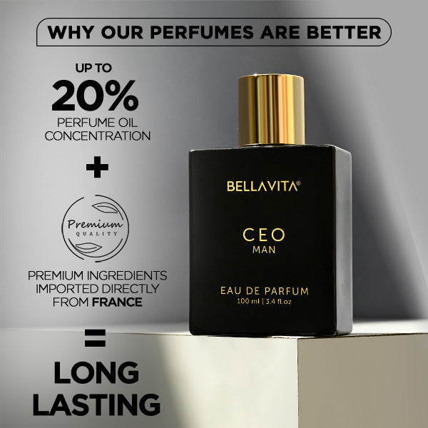 BellaVita CEO Man Eau De Parfum 100ml | Premium Fragrance